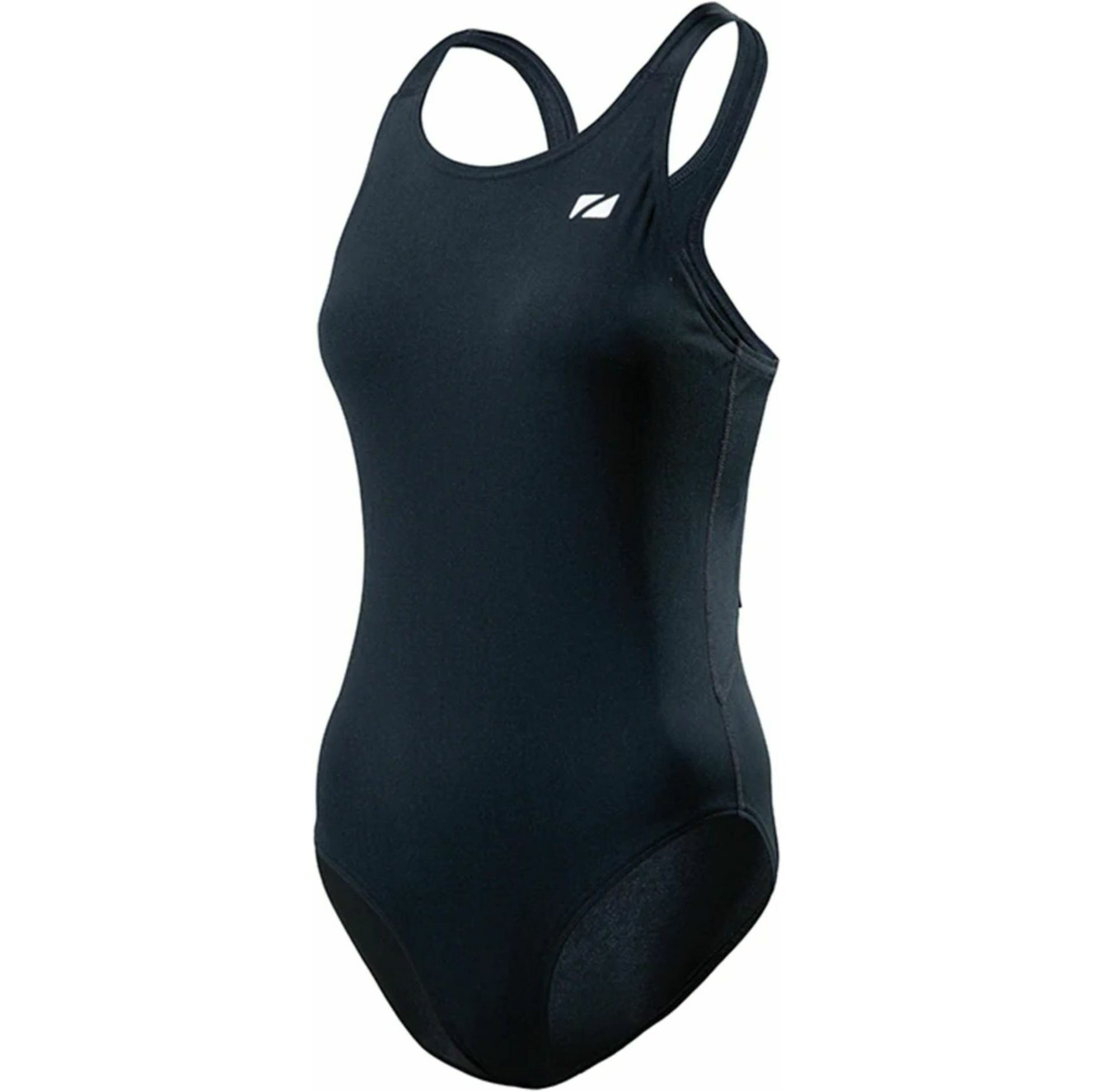 2025 ZONE3 Womens OWS Renew Classic One-Piece Swim Suit SW22WOWSC101 - Black
